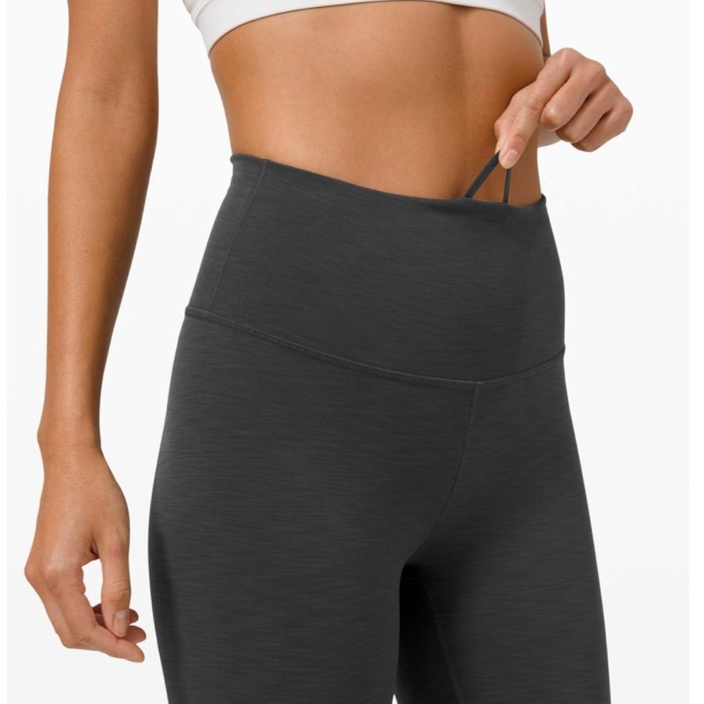 Lululemon Wunder Train High-Rise Tight 25" Heathered Graphite Grey